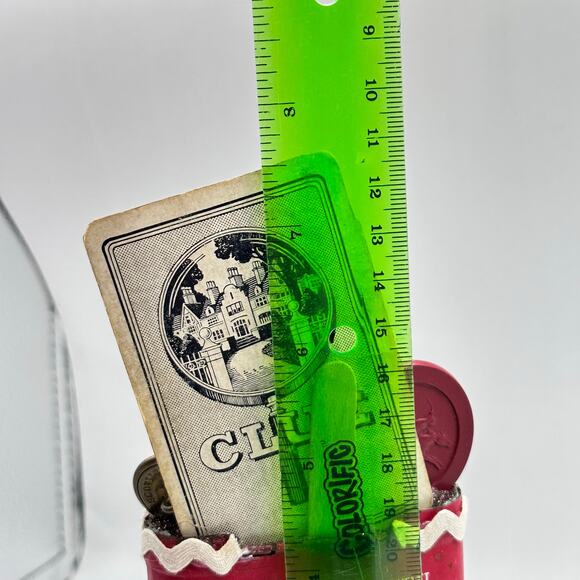 Colonel Mustard Assemblage Art Piece - Fathers Day Velvet Tobacco Tin - Picture 7 of 7